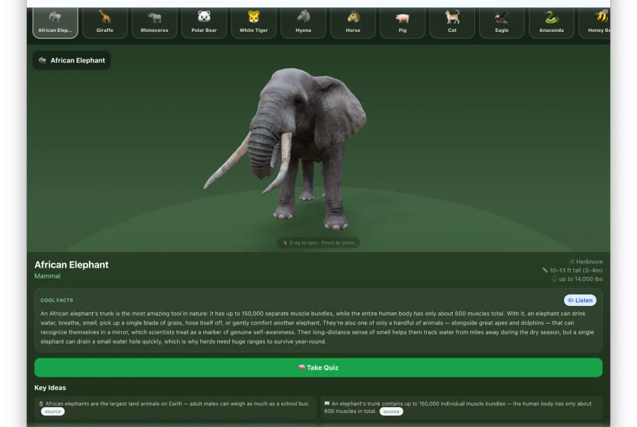 Animal Kingdom Lab inside HomeSchool.You